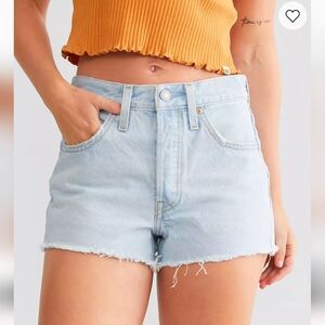 NWT Levi's 501 High Rise Shorts, Oaji T3 Lake, Size 26